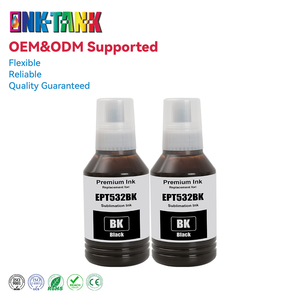 INK-TANK EPT534 EPT 532 EPT 534 Encre de recharge à base d'eau noire compatible de qualité supérieure Tinta pour imprimante <span class=keywords><strong>Epson</strong></span> <span class=keywords><strong>EcoTank</strong></span> <span class=keywords><strong>M1100</strong></span> - Product Image 1