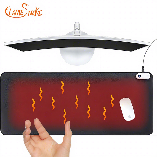 Multi-Functional Heated Warm Writing Mouse Pad Warm Heated Desk Mat 33x80 cm