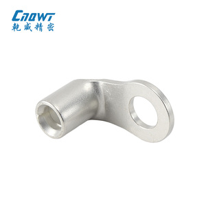 Rnb tùy chỉnh 90 độ ống đồng uốn thiết bị đầu cuối lạnh ép không cách điện Vòng cho cáp Lugs - Product Image 2