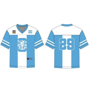 Maillot de football américain Coupe du Monde Argentine 2026 pour homme, version fan, manches courtes, streetwear, sublimation, respirant, séchage rapide - Product Image 2