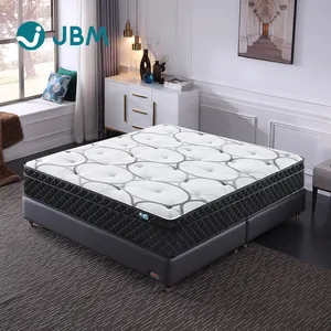 Massage Mattress king size cooling foam mattress in a box With High Quality Knitted Fabric Gel Memory Foam Hybrid Mattress