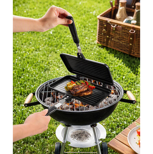 Popular Portable Sandwich Cake Mold Aluminium Roasting Pan Outdoor Use Two Side Breakfast Sandwich Grill Pan - Product Image 6