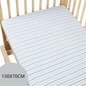 Ensemble de draps de lit bébé en coton biologique GOTS à impression numérique personnalisée, 130*70 cm, drap de lit pour <span class=keywords><strong>nouveau</strong></span>-<span class=keywords><strong>né</strong></span>, 400TC, toutes saisons - Product Image 4