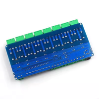 Module relais Modbus RTU 8 canaux 12V avec sortie d'entrée RS485 pour automatisation industrielle et systèmes domestiques