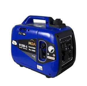 <span class=keywords><strong>Mini</strong></span> gasolina portátil AC 1000 vatios 110V 220V pequeño silencioso eléctrico remoto arranque dínamo inversor generador H1200i-A para uso doméstico - Product Image 1