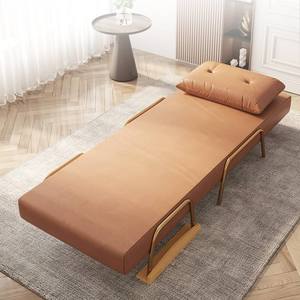 Sofá Cama Individual Moderno Ajustable de Tela y Madera con Silla Reclinable para Sala de Estar, Dormitorio, Hotel, Apartamento, Exterior y Hospital - Product Image 5