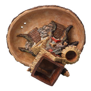 Moderne Sprookjesachtige Tuin Miniatuur Stronk Hars Bloempot Cartoon Grote Boomhut Sappige Planter Balkon Plant Bloempotten - Product Image 5