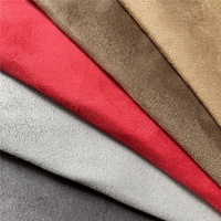 Tissu en micro-suède, velours 100% polyester, collé à la mousse pour siège de voiture/ canapé/ meubles