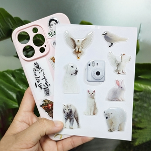 Custom UV Printed 3D Dome Phone <b>Sticker</b> High Gloss Epoxy Resin Waterproof Scratch-Resistant 3D Dome Phone <b>Sticker</b> <b>Sheets</b> - Product Image 2