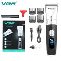 Tondeuse à cheveux numérique professionnelle VGR V069, tondeuse à cheveux électrique rechargeable, Vgr 069, tondeuse à cheveux sans fil pour homme, réglable