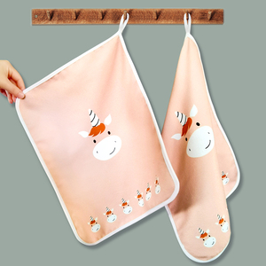 Dễ thương in khăn tay siêu thấm vải tổng hợp cotton sợi nhỏ khăn nhà bếp hiệu quả cao Bộ đồ ăn làm sạch towe - Product Image 5
