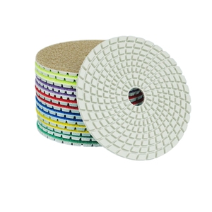 Disco de Pulido Abrasivo de Diamante de 4 Pulgadas, Personalizado OEM, Almohadillas de Limpieza, Pulido y Desbaste para Granito, Piedra, Hormigón y Mármol - Product Image 1