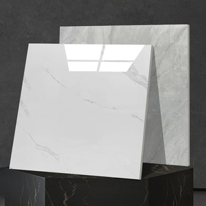 Azulejos de Porcelana <span class=keywords><strong>para</strong></span> <span class=keywords><strong>Paredes</strong></span> y Pisos <span class=keywords><strong>Interiores</strong></span>, Azulejos de Piso de Lujo con Textura de Mármol Blanco Brillante - Product Image 5