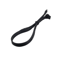 PCIE 5.0 12 4-poliges Grafikkarten kabel Stecker zu Stecker 90-Grad-ATX-Netzteil-Verlängerungskabel GPU 600W für 4090-Grafikkarte