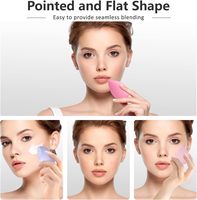Éponge de maquillage sans latex à marque privée, directement de l'usine, pour fonds de teint liquides et crèmes