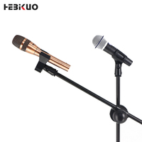M-305A professionnel réglable scène trépied métal montage Double Microphone support pour Studio micro Microphone support de sol