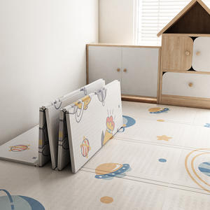 Tapis d'escalade XPE en gros pour fabricants, 2 cm d'épaisseur, pour bébés et enfants, imprimé double face, thème astronaute et espace, pliable en mousse - Product Image 4