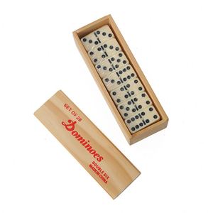 Wholesale of Domino Card Chess and Card Wooden <b>Box</b> Domino Set Game <b>Puzzle</b> Board Game Toy - Product Image 3