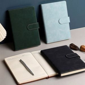 Cuaderno Magnético para Estudiantes, Oficina, Diario de Cuero A5, Cuaderno de Composición con Costura de Hilo y Encuadernación Encolada - Product Image 4