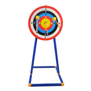 Standing Plastic Archery Target With Suction Cup For Shooting Practice 60cm Diameter For Indoor Outdoor Use - Product Image 1