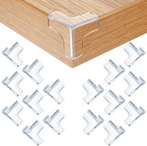 Protectores de esquinas de plástico en forma de U para muebles, protectores de seguridad para bordes, cubierta transparente a prueba de bebés - Product Image 3