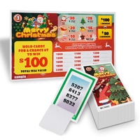 Pull Tabs Instant Win Custom Break Open Billets de jeu Conception d'impression numérique Règles gagnantes