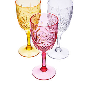 <span class=keywords><strong>Verres</strong></span> <span class=keywords><strong>à</strong></span> boire en plastique de style rétro français, gobelets <span class=keywords><strong>à</strong></span> <span class=keywords><strong>pied</strong></span> haut gaufrés motif fruits, élégants gobelets <span class=keywords><strong>à</strong></span> <span class=keywords><strong>vin</strong></span>, capacité 14 OZ pour la maison - Product Image 5