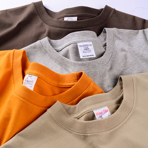 T-shirt blanc 100% coton personnalisé pour homme, t-shirt oversize uni, tissu tricoté avec col rond, respirant et durable - Product Image 1
