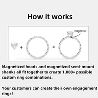 Bagues de mariage personnalisées en argent sterling 925 certifiées IGI pour femme, avec pierre principale en diamant taille baguette, plaquées rhodium, pour fiançailles et fêtes