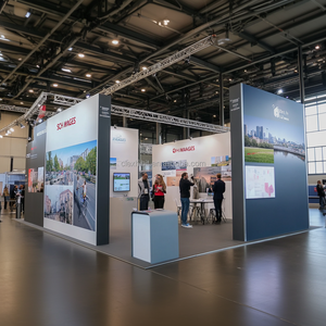 Stand d'exposition modulaire 20x20, stand d'événement personnalisé, stand d'exposition portable, stand d'exposition, stand d'exposition pour <span class=keywords><strong>IMEX</strong></span> America - Product Image 4