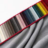 Tissu d'ameublement uni en chenille de haute qualité, tissé épais 100 % polyester, écologique pour canapé et décoration intérieure