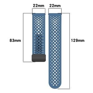 Trendybay - Bracelet de remplacement universel de 22 mm pour montre connectée Huawei <span class=keywords><strong>Samsung</strong></span> Xiaomi avec boucle magnétique, bracelet de sport souple réglable - Product Image 2