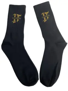 OEM mens cotton socken Embroidered calcetines custom made design logo cotton sports socks sox crew sport socks stock