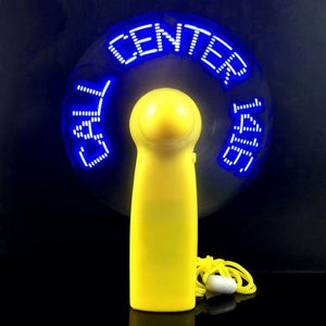 พัดลมมินิ LED แสดงข้อความแบบพกพา สีสันเจ็ดสี สำหรับโปรโมชั่น ของขวัญส่งเสริมการขายแบบพกพา - Product Image 4