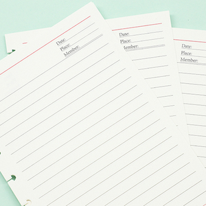 Ringnote A5 Kích Thước Chức Năng Trang Phong Cách Khác Nhau Đĩa Ràng Buộc Máy Tính Xách Tay Refill Giấy 60 Tờ Nấm Lỗ Refill Giấy - Product Image 3