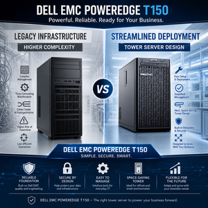 Nuevo Sistema de Servidor en Torre T150 con Memoria DDR4 ECC para Pequeñas Oficinas y Comercios, Potente Procesador Xeon T150 que Ofrece Alto Rendimiento - Product Image 5