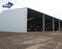 Estructura de acero ligero de diseño moderno Cobertizo de almacenamiento de metal para exteriores Edificios plegables económicos Almacén de China para Malasia
