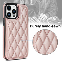 Étui portefeuille de luxe en cuir PU pour iPhone 18 17 16 Pro Max avec porte-cartes, coque antichoc professionnelle