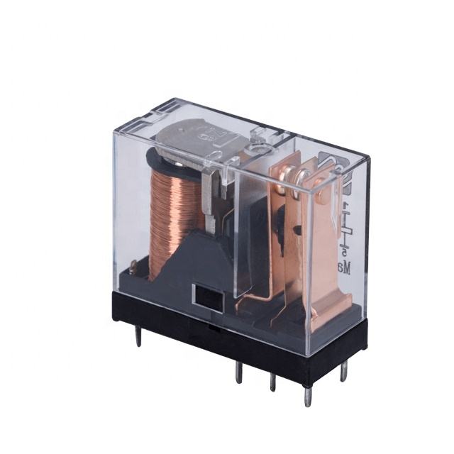 Meishuo MPS-124D-E-D Miniature 2A 8PIN 8A 10A 2B DPDT 6V 12V 24V 48VDC 110V 250VAC PCB Relay with High Power Sealed