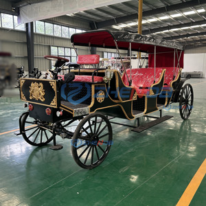 Carruaje de Caballos Eléctrico y de Lujo de Estilo Victoriano Real para Turismo y Atracciones Ecuestres - Product Image 6