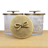 Poignée personnalisée en forme de nœud pour couvercle rond, poignée isolante thermiquement pour couvercles de bougies, boutons de couvercle, accessoires de décoration intérieure