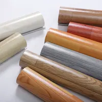 Suelo de linóleo de vinilo con aspecto de madera en rollos