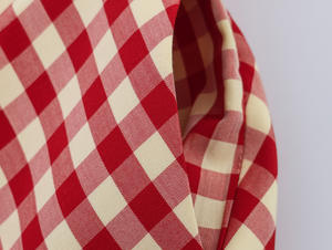 Nouvelle jupe mi-longue trapèze décontractée et élégante à carreaux rouges style cape, collection Printemps 2026, pour <span class=keywords><strong>femme</strong></span>, OEM/ODM par usine de vêtements chinoise - Product Image 5