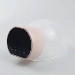 Bomba de mama portátil com função de massagem para amamentar, bomba elétrica inteligente minúscula sem fio vestível