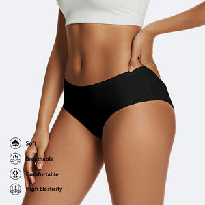 Culottes respirantes hypoallergéniques en gros personnalisées Hingto, culottes invisibles de yoga et de sport respirantes pour femmes, culottes à haute élasticité - Product Image 4