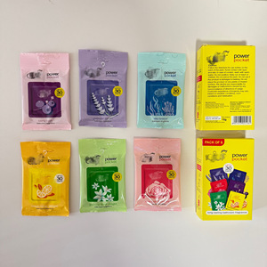 Désodorisant de voiture suspendu en gel écologique, parfum longue durée, fragrance naturelle, élimination des odeurs, pack assorti de 6, aromathérapie - Product Image 4