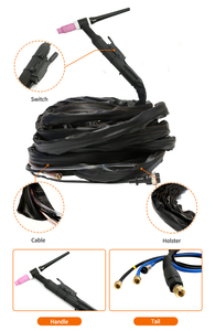 <span class=keywords><strong>Torcia</strong></span> per saldatura TIG SUNTON WP18 più popolare, raffreddata ad acqua, 350Amp, per saldatura ad arco argon - Product Image 6