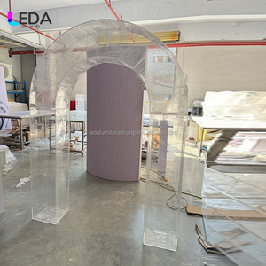 Leda ฉากหลังตกแต่งงานแต่งงานทำจากอะคริลิคใสโครงสร้างแข็งแรงทนทานสำหรับงานเลี้ยงงานแต่งงาน - Product Image 5