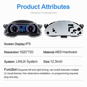 Tablero de Instrumentos Digital para Automóvil, Pantalla LCD para Audi A4 2013-2016, Velocímetro, Actualización del Sistema Linux - Product Image 6
