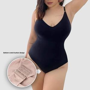 Combinaison Gainante Sexy Transfrontalière avec Corset Intégré, Maintien de la Poitrine et Boutons à l'Entrejambe - Product Image 4